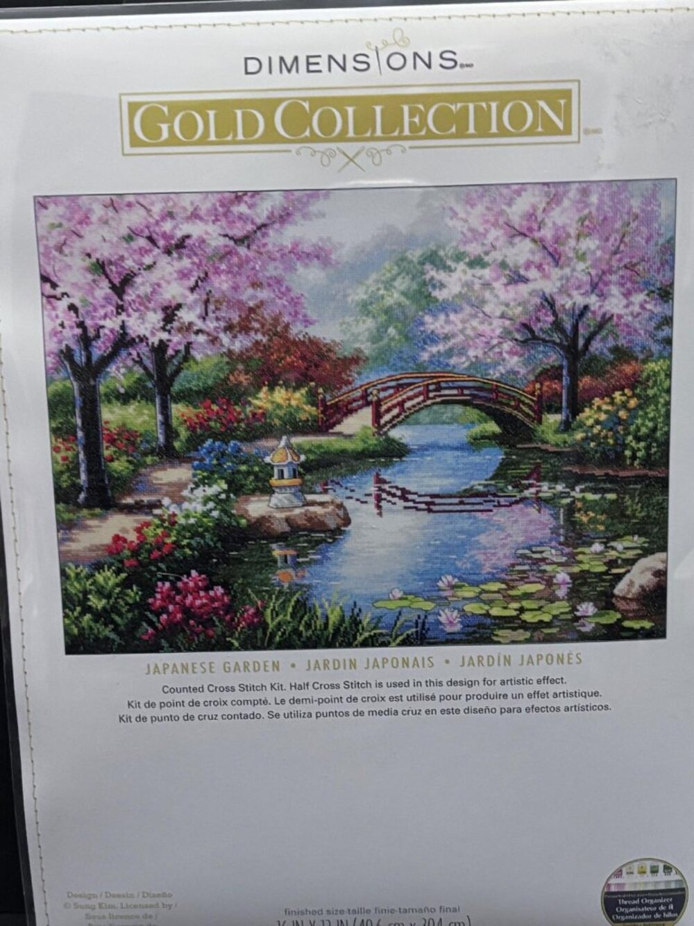 Dimensions Gold Collection Japanese Garden Cross Stitch Kit 70-35313 New Sealed